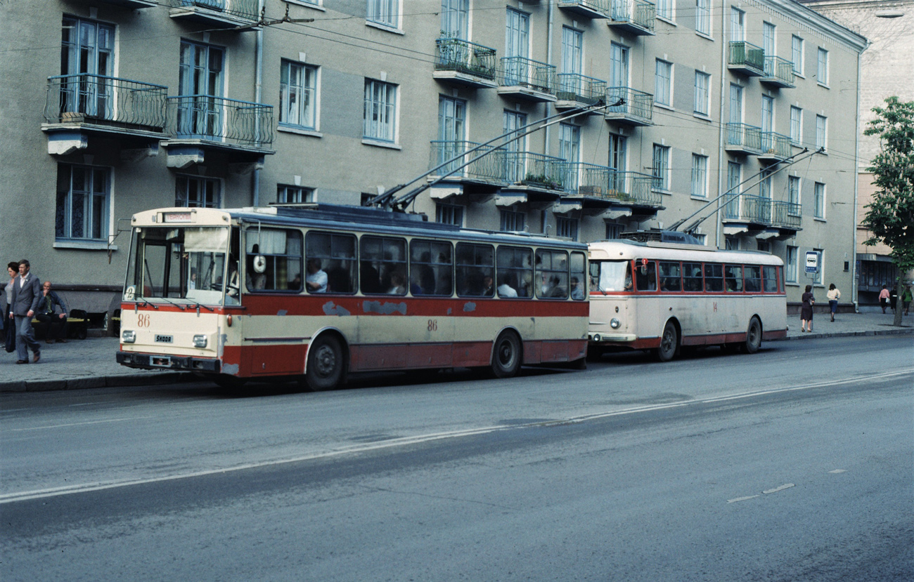 Тернополь, Škoda 14Tr02 № 086; Тернополь, Škoda 9Tr20 № 014