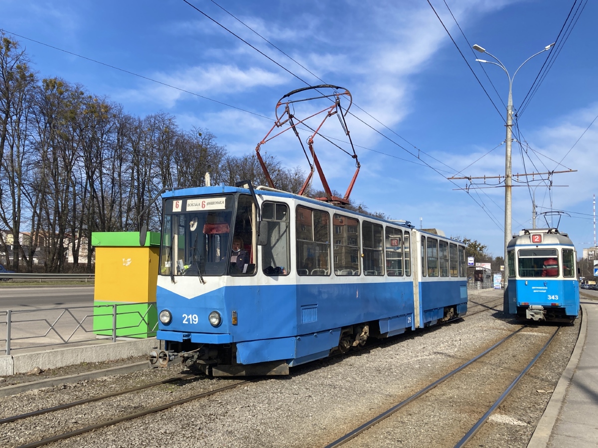 Винница, Tatra KT4SU № 219
