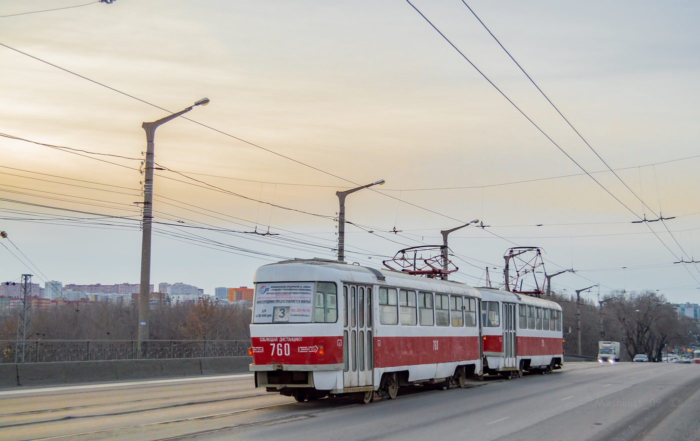 Самара, Tatra T3SU (двухдверная) № 760