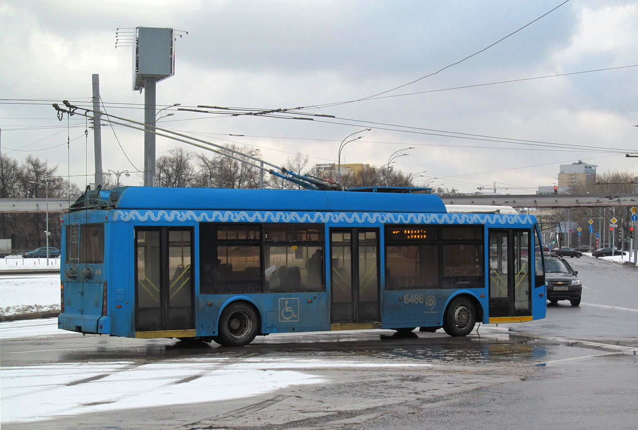 Москва, Тролза-5265.00 «Мегаполис» № 6486 Москва, Тролза-5265.00 «Мегаполис» № 6486