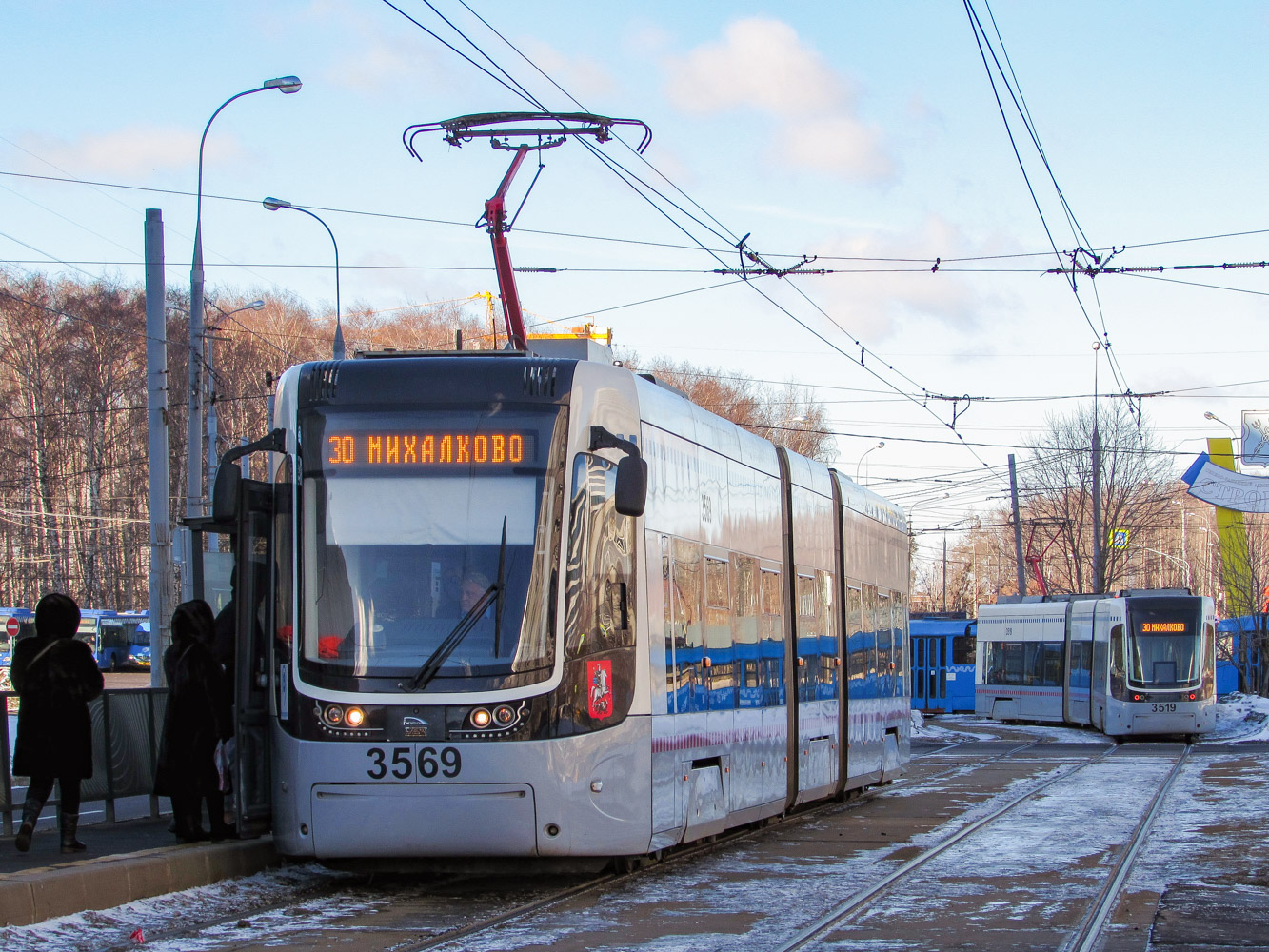 Москва, 71-414 (Pesa Fokstrot) № 3569; Москва, 71-414 (Pesa Fokstrot) № 3519 Москва, 71-414 (Pesa Fokstrot) № 3569; Москва, 71-414 (Pesa Fokstrot) № 3519