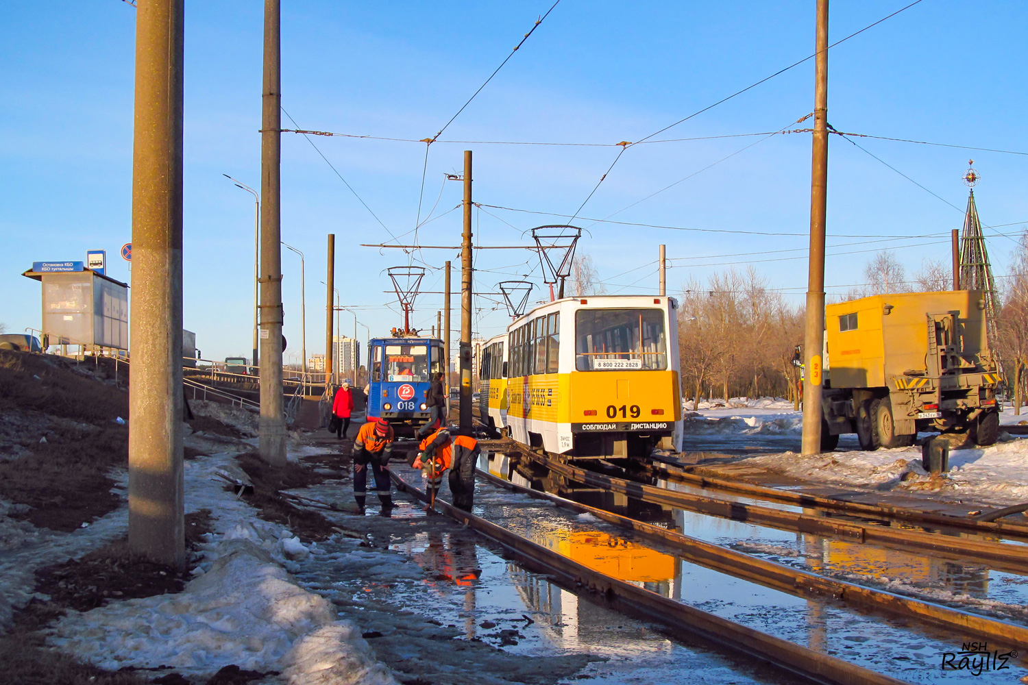 Набережные Челны, 71-605 (КТМ-5М3) № 019; Набережные Челны — Происшествия