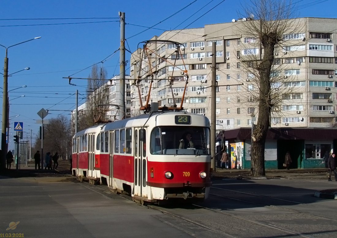 Харьков, Tatra T3SUCS № 709