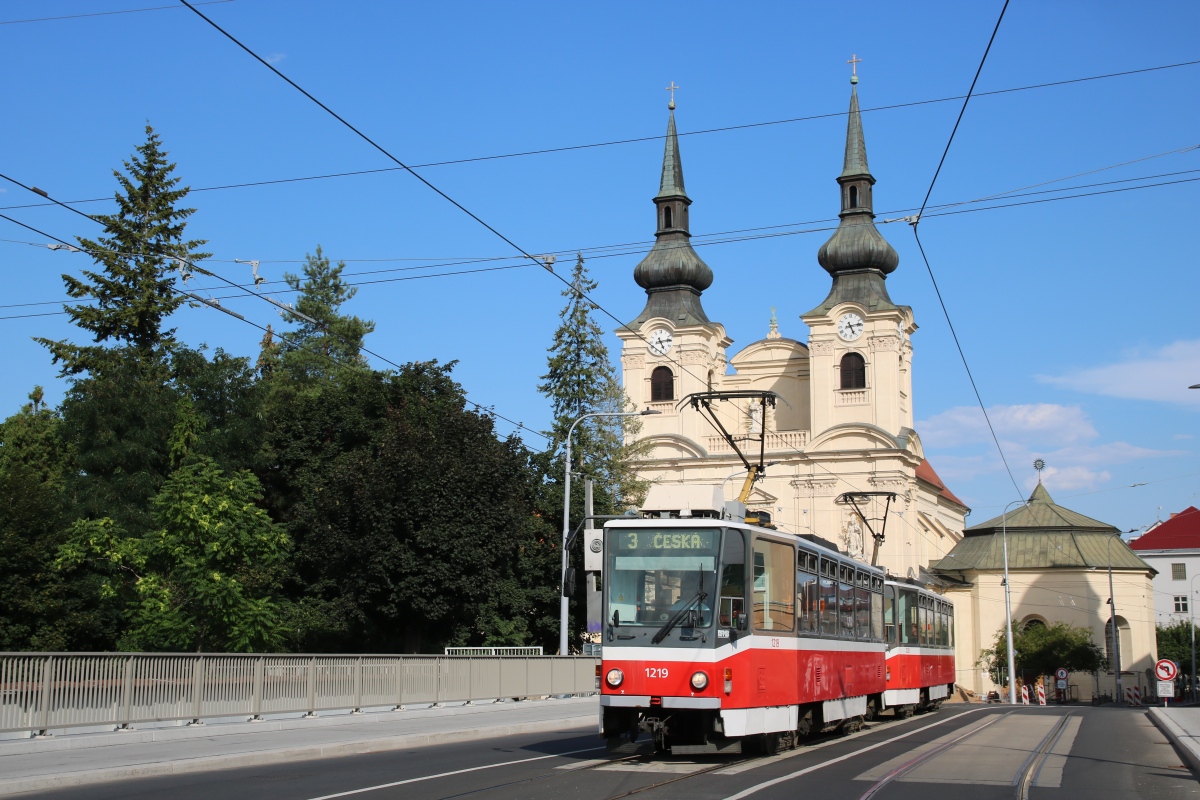 Брно, Tatra T6A5 № 1219