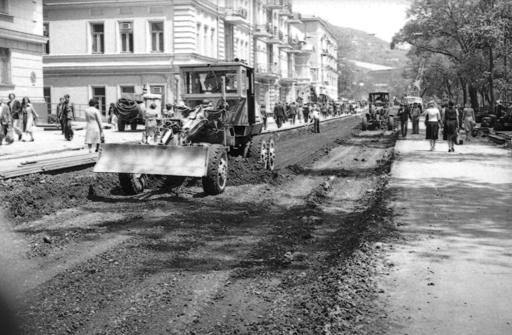 Владивосток — Исторические фотографии — трамвай (1971-1990); Владивосток — Реконструкции и ремонты