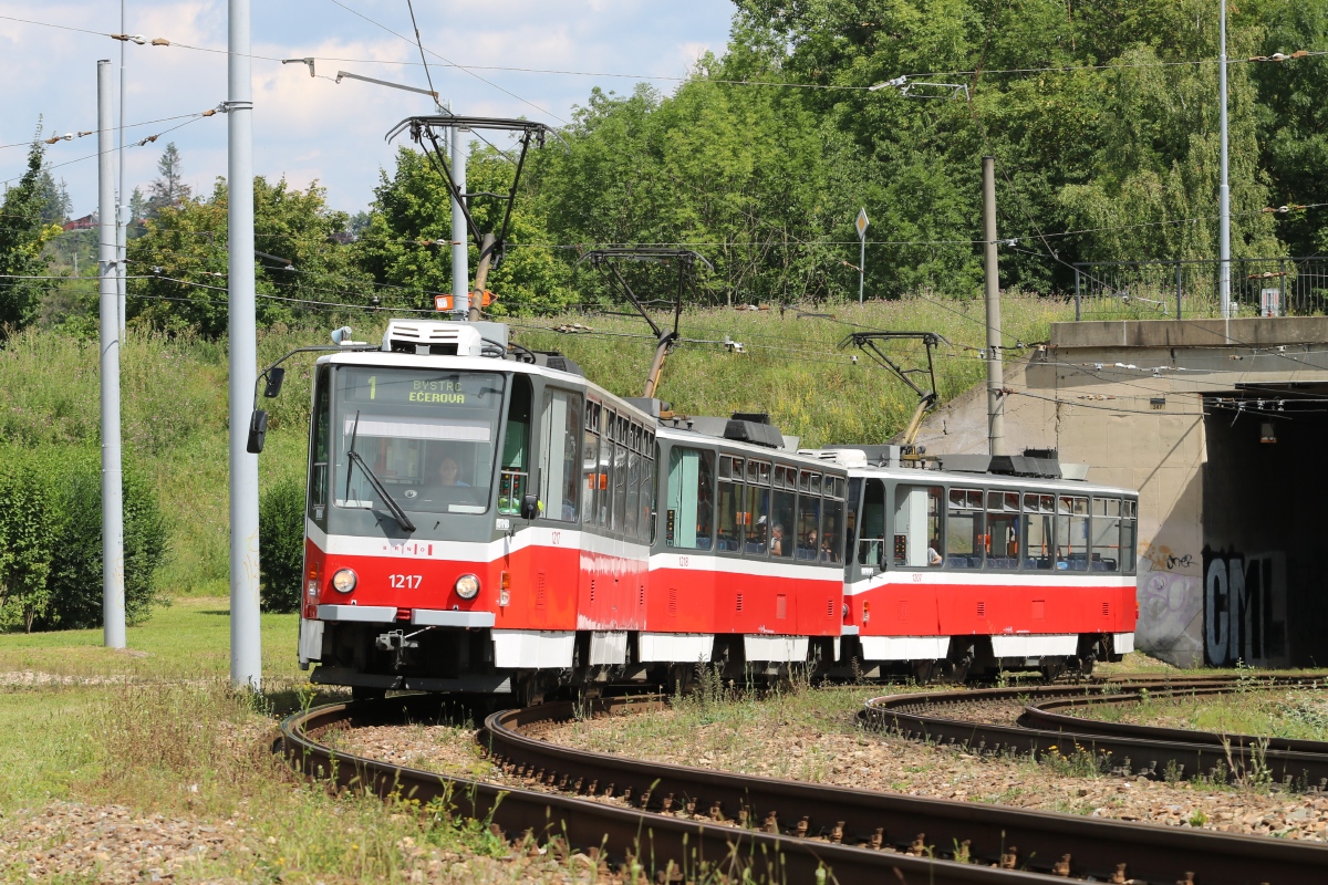 Брно, Tatra T6A5 № 1217