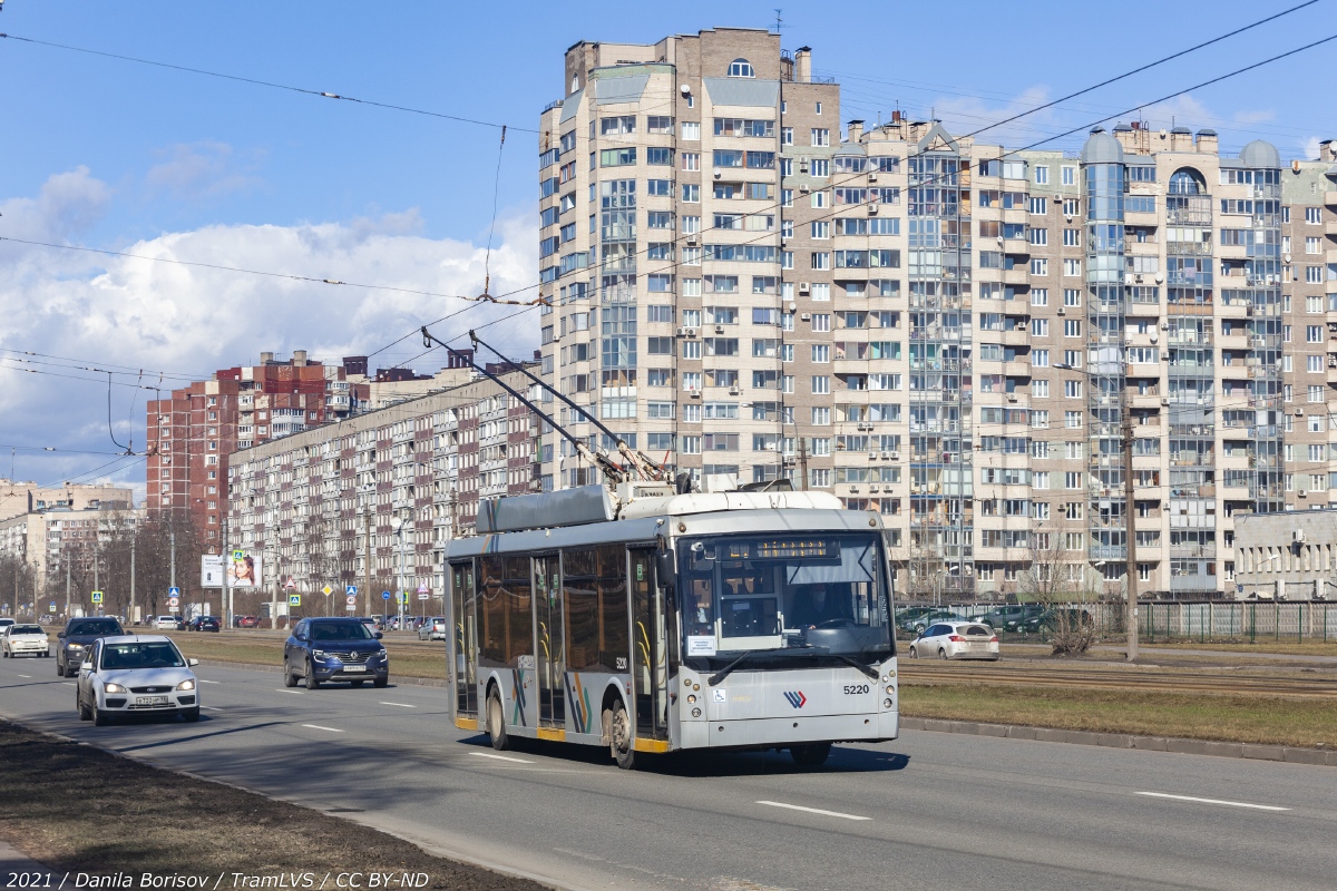 Санкт-Пецярбург, Тролза-5265.00 «Мегаполис» № 5220