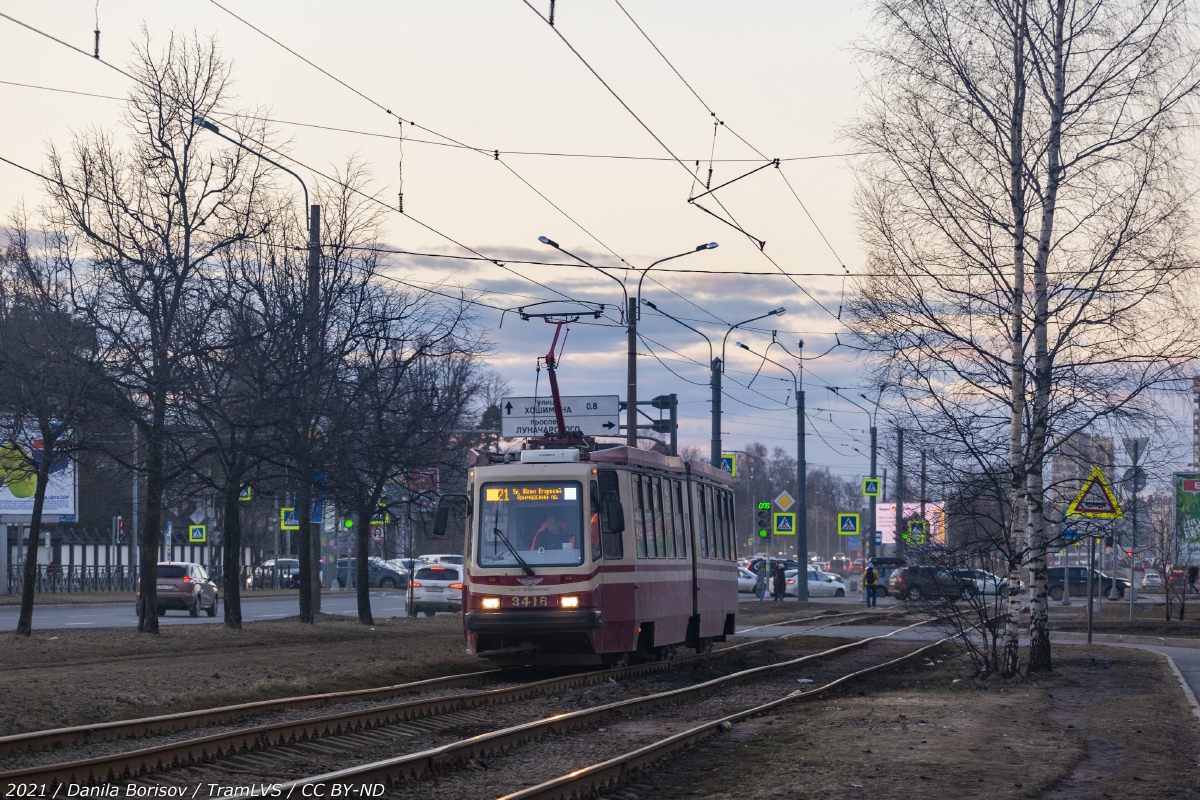Санкт-Петербург, ЛВС-86М2 № 3416