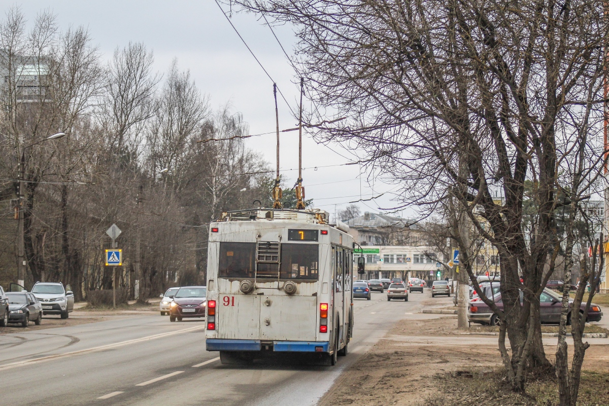 Tver, Trolza-5275.03 “Optima” # 91; Tver — The last years of the Tver trolleybus (2019 — 2020)
