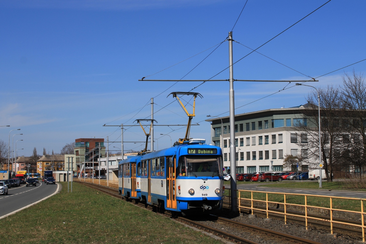 Острава, Tatra T3R.P № 949
