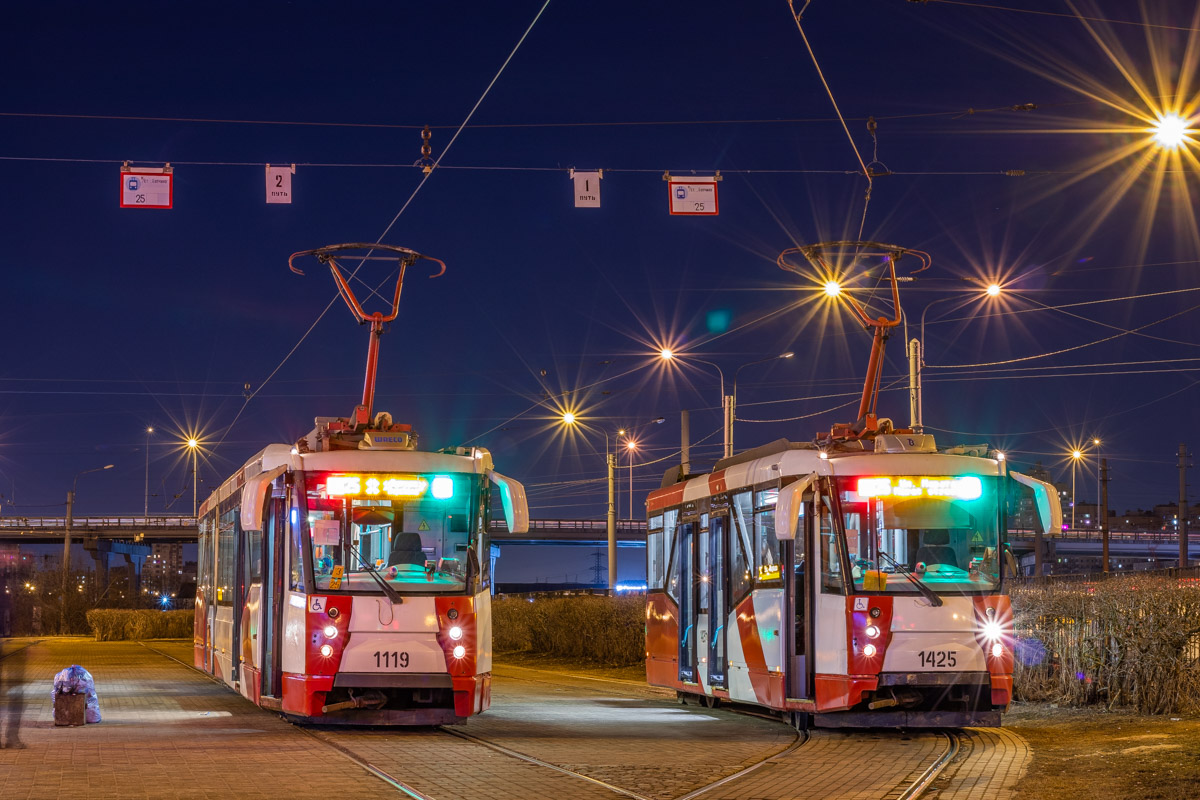 Санкт-Петербург, 71-152 (ЛВС-2005) № 1119; Санкт-Петербург, 71-153 (ЛМ-2008) № 1425