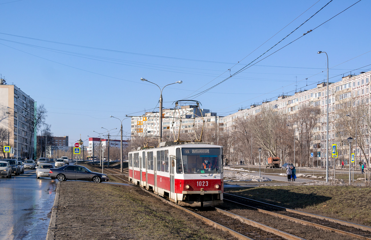Самара, Tatra T6B5SU № 1023
