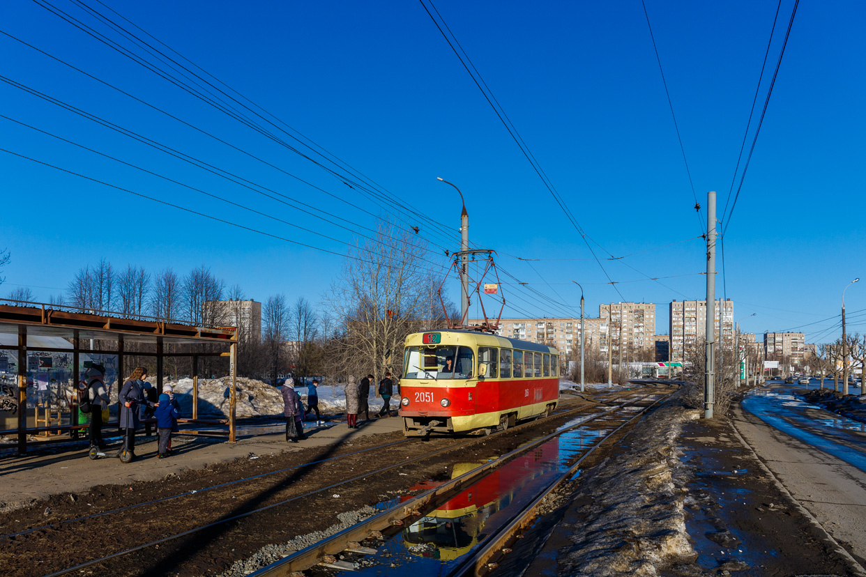 Ижевск, Tatra T3SU мод. Ижевск № 2051