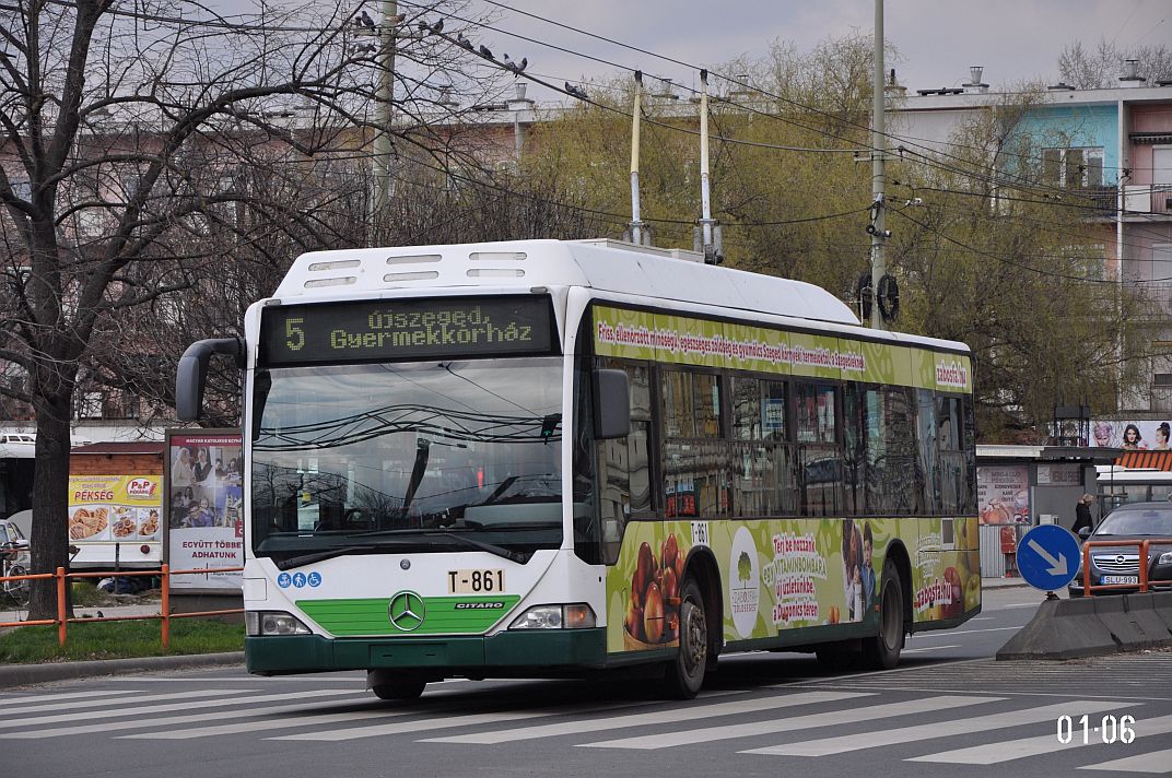 Сегед, Mercedes-Benz O530 Citaro Tr12/TV.EU № T-861