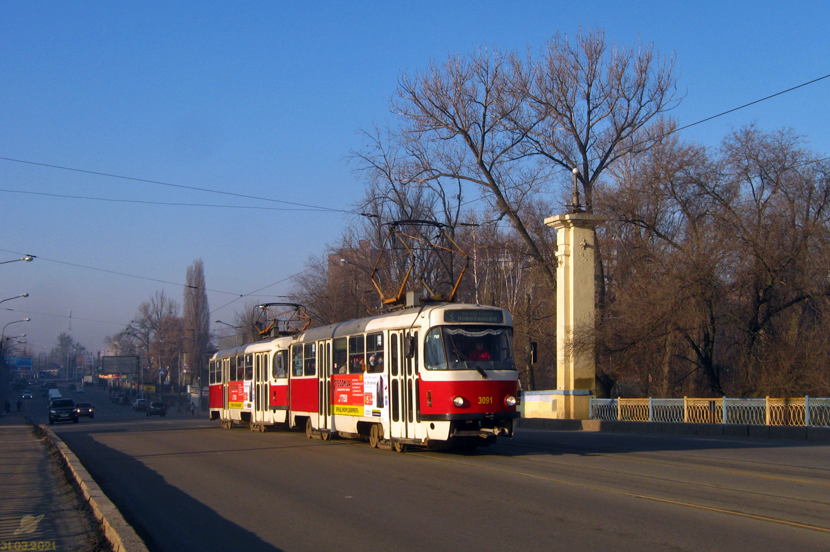 Харьков, Tatra T3SUCS № 3091