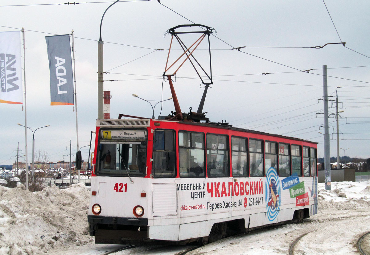 Пермь, 71-605А № 421