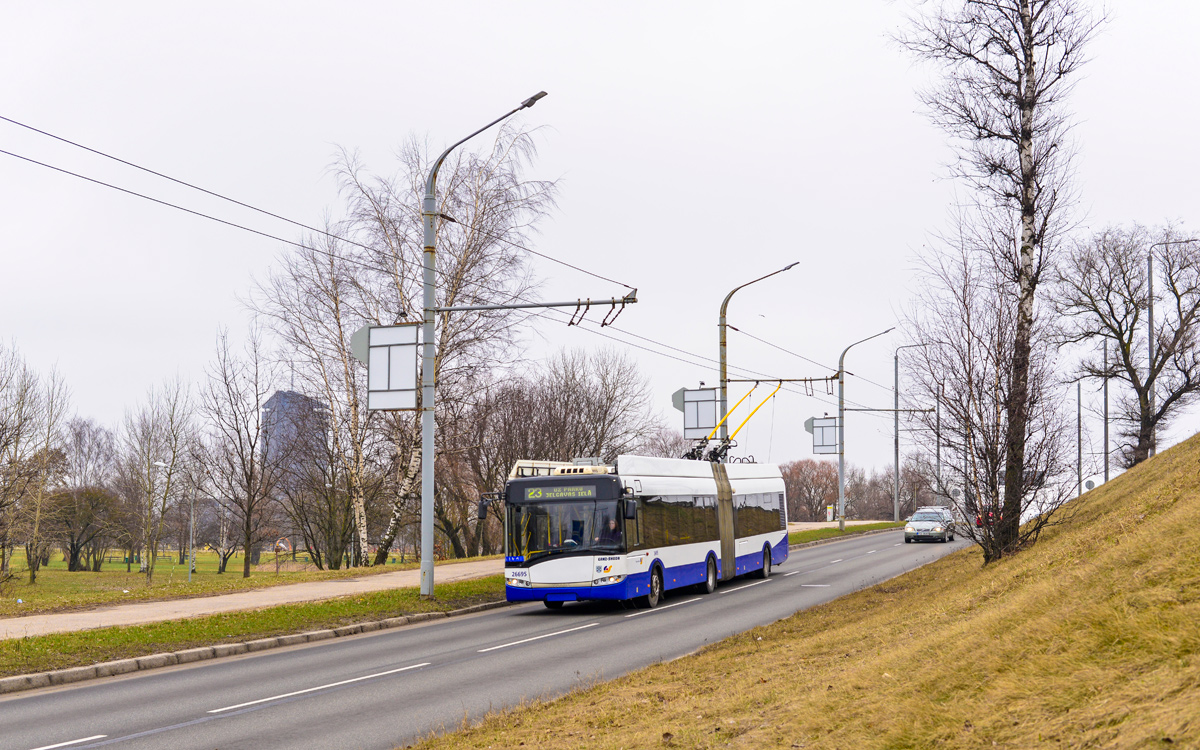Рига, Solaris Trollino III 18 Ganz-Škoda № 26695