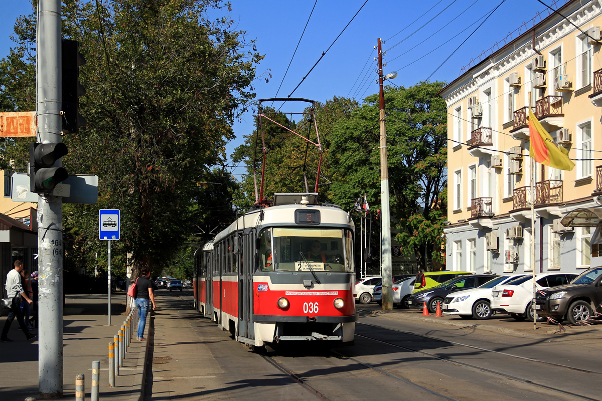 Краснодар, Tatra T3SU КВР ТРЗ № 036