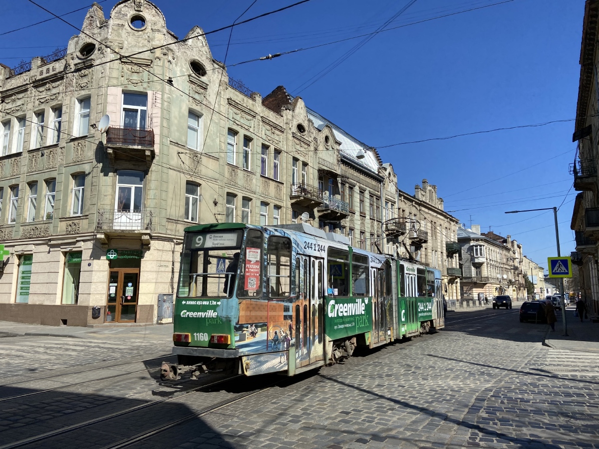 Lviv, Tatra KT4D # 1160 Lviv, Tatra KT4D # 1160