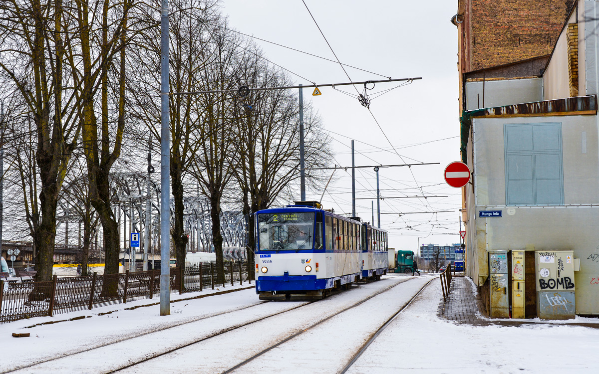 Рига, Tatra T3MR (T6B5-R) № 35119