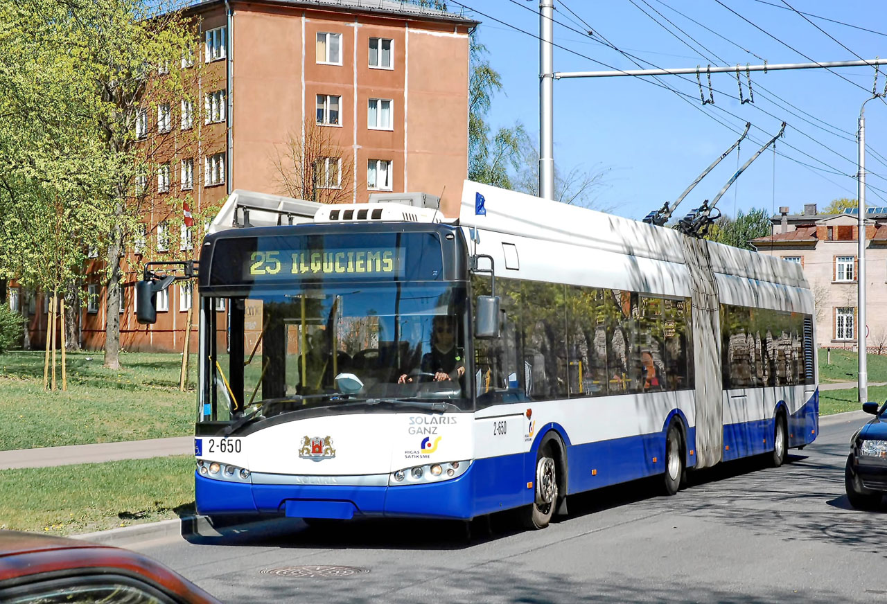 Рига, Solaris Trollino III 18 Ganz № 2-650