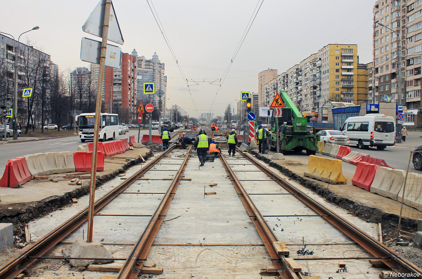 Sankt Petersburg — Track repairs