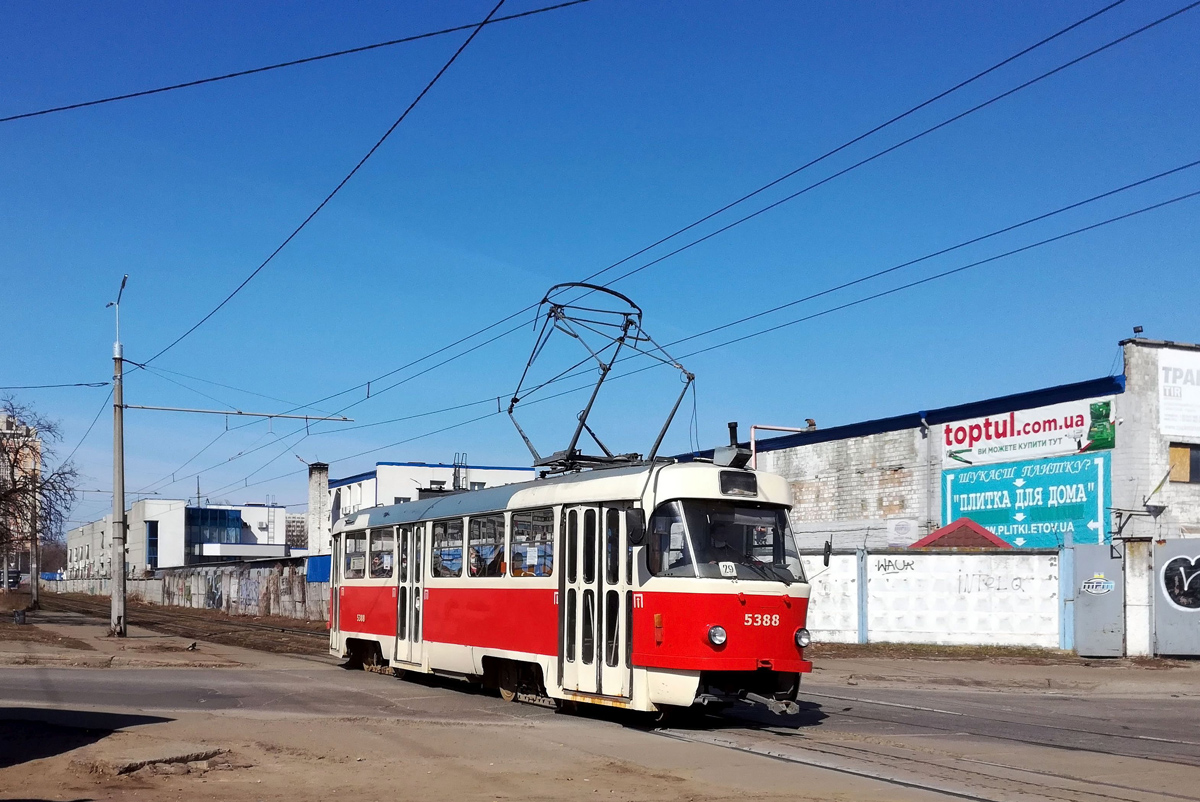 Киев, Tatra T3SU № 5388