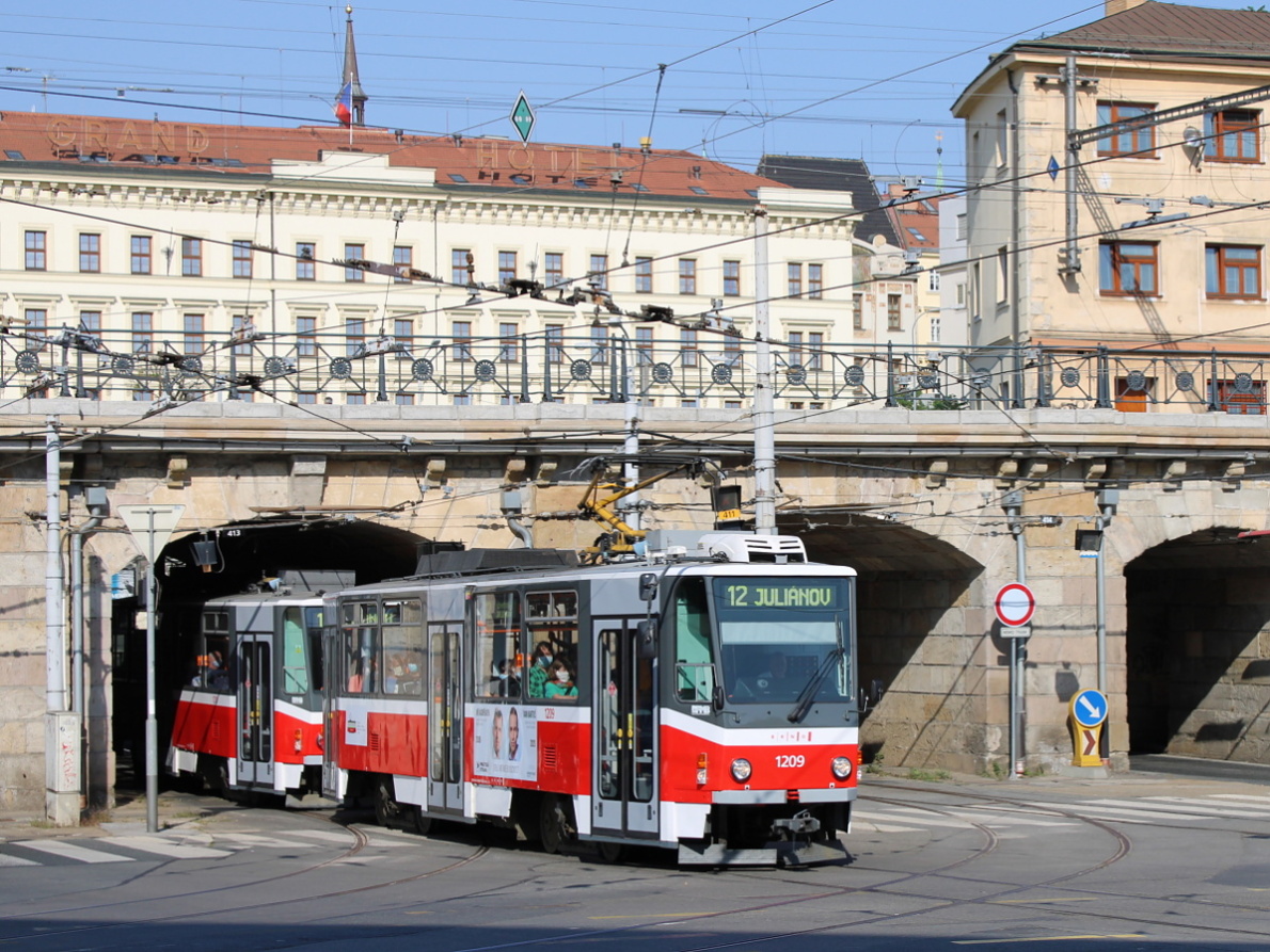 Брно, Tatra T6A5 № 1209