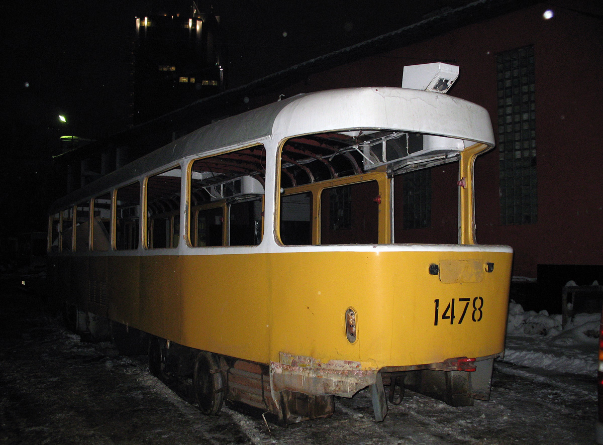 Москва, Tatra T3SU № 1478