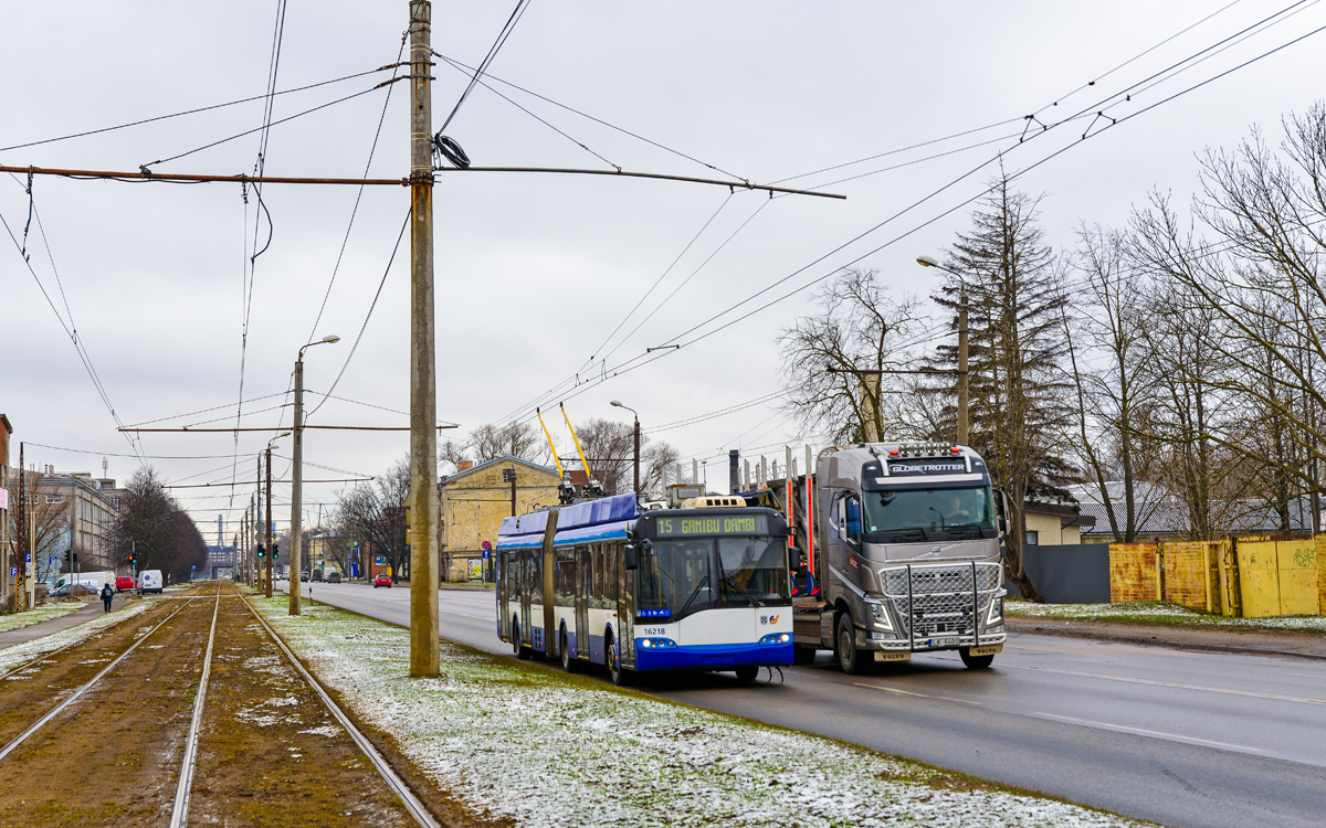 Рига, Solaris Trollino II 18 Ganz № 16218