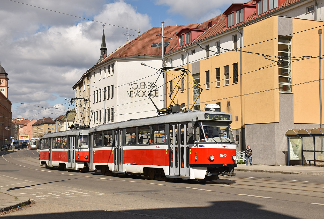Брно, Tatra T3G № 1645