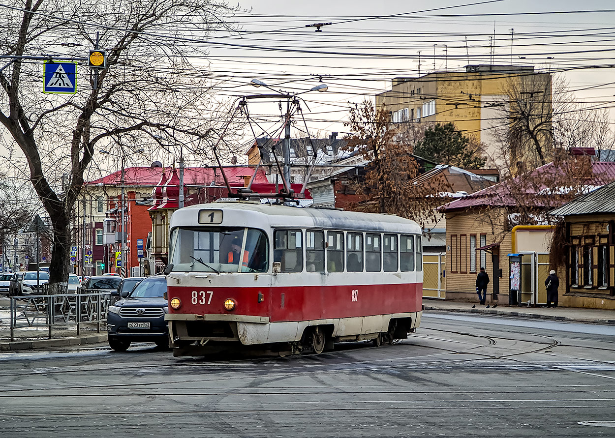 Самара, Tatra T3SU № 837