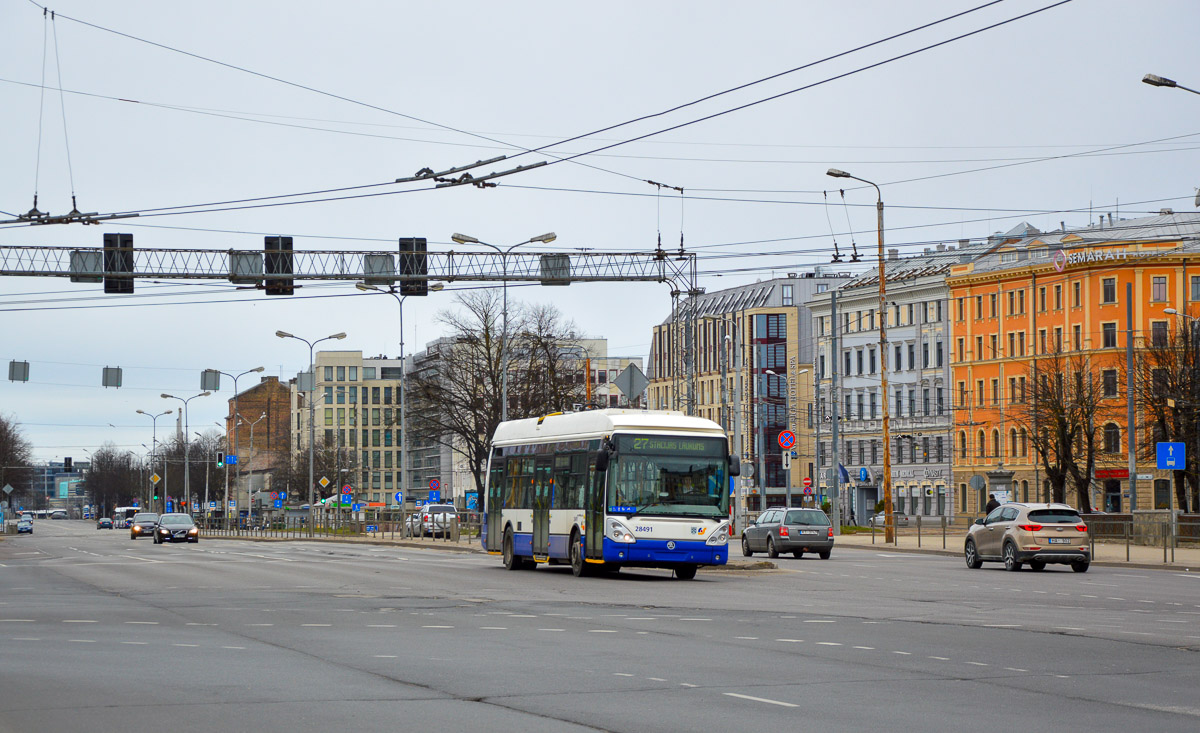 Рига, Škoda 24Tr Irisbus Citelis № 28491