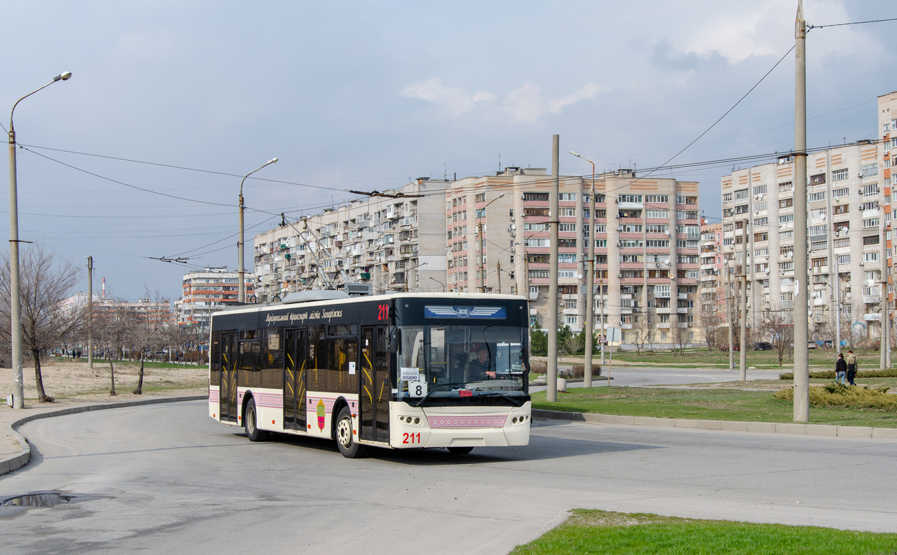 Запорожье, ЛАЗ E183D1 № 211