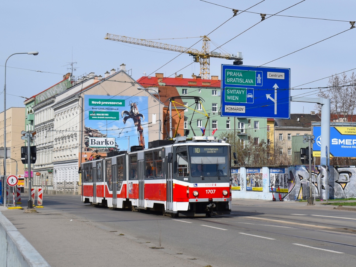 Brno, Tatra KT8D5R.N2 № 1707