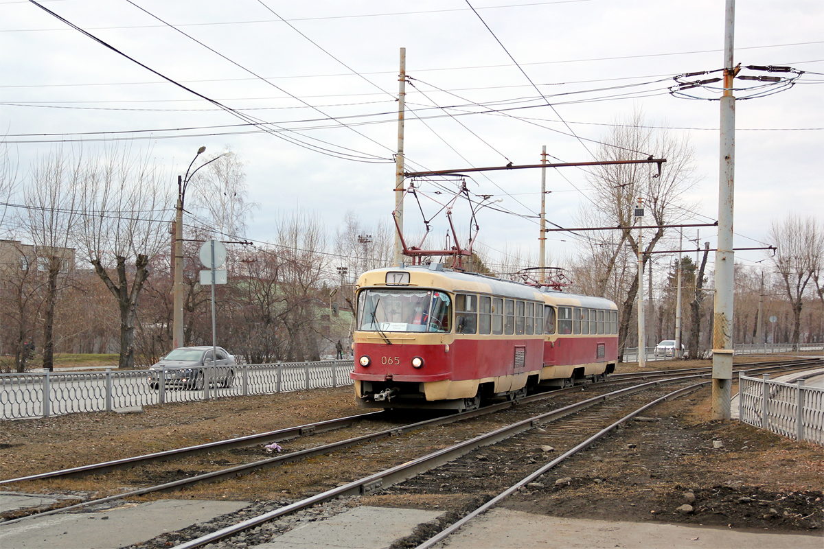 Jekaterynburg, Tatra T3SU (2-door) Nr 065