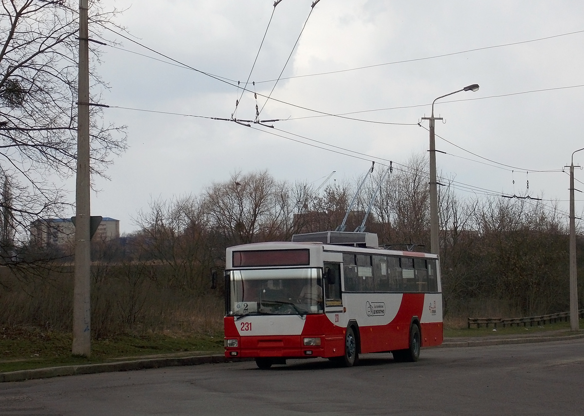 Луцк, MPK/Jelcz 120MT № 231