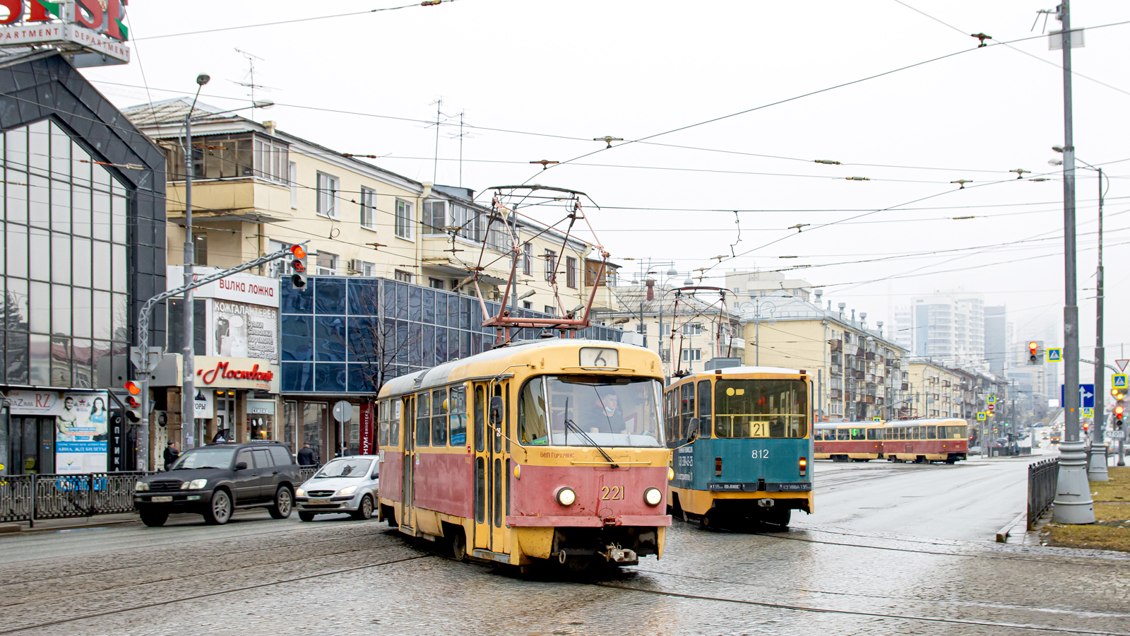 Екатеринбург, Tatra T3SU № 221