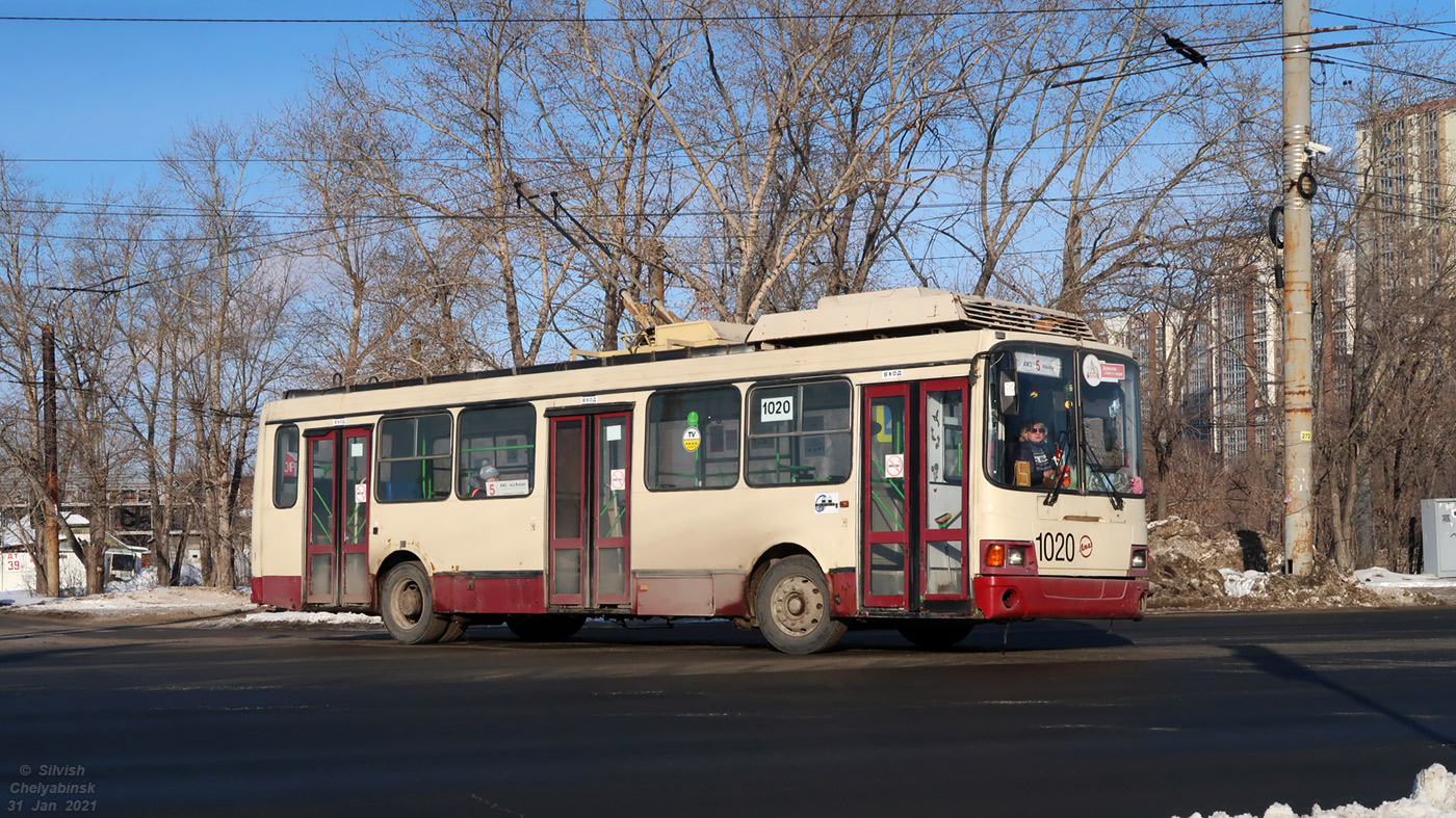Челябинск, ЛиАЗ-5280 (ВЗТМ) № 1020