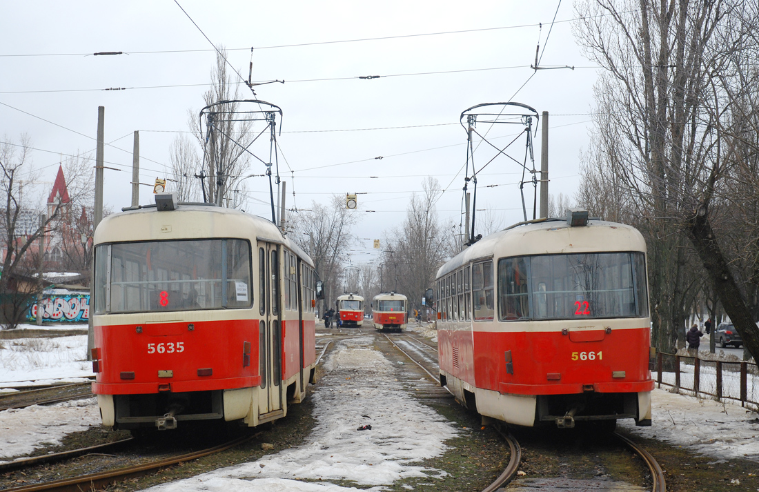 Киев, Tatra T3SUCS № 5635; Киев, Tatra T3SUCS № 5661