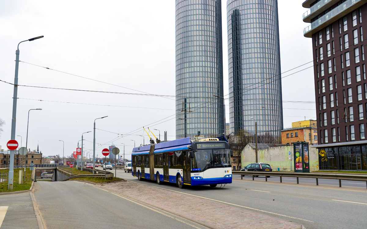 Рига, Solaris Trollino II 18 Ganz № 16197 Рига, Solaris Trollino II 18 Ganz № 16197