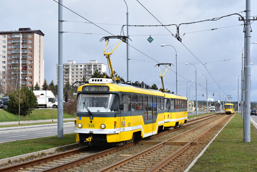 Пльзень, Tatra T3R.PLF № 315; Пльзень, Tatra T3R.P № 243 Пльзень, Tatra T3R.PLF № 315; Пльзень, Tatra T3R.P № 243