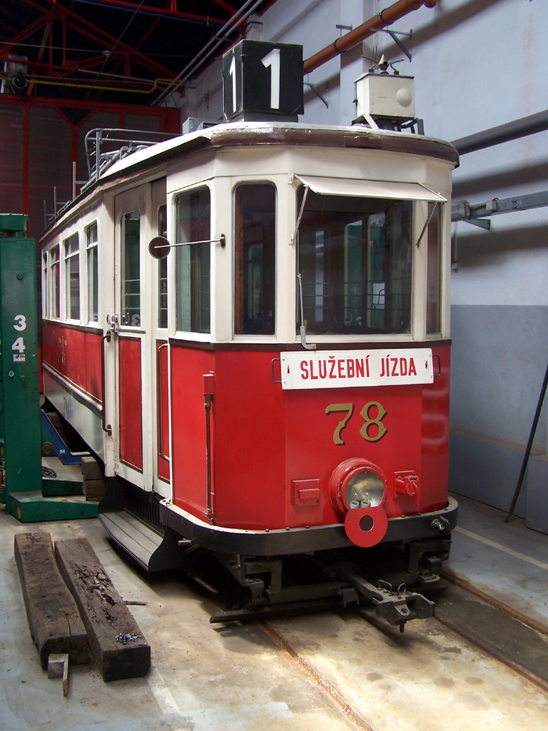Liberec ― Jablonec nad Nisou, Ringhoffer 2-axle motor car # 78