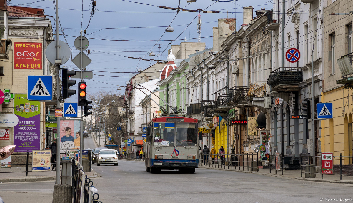 Тернополь, Škoda 14Tr02/6 № 103 Тернополь, Škoda 14Tr02/6 № 103