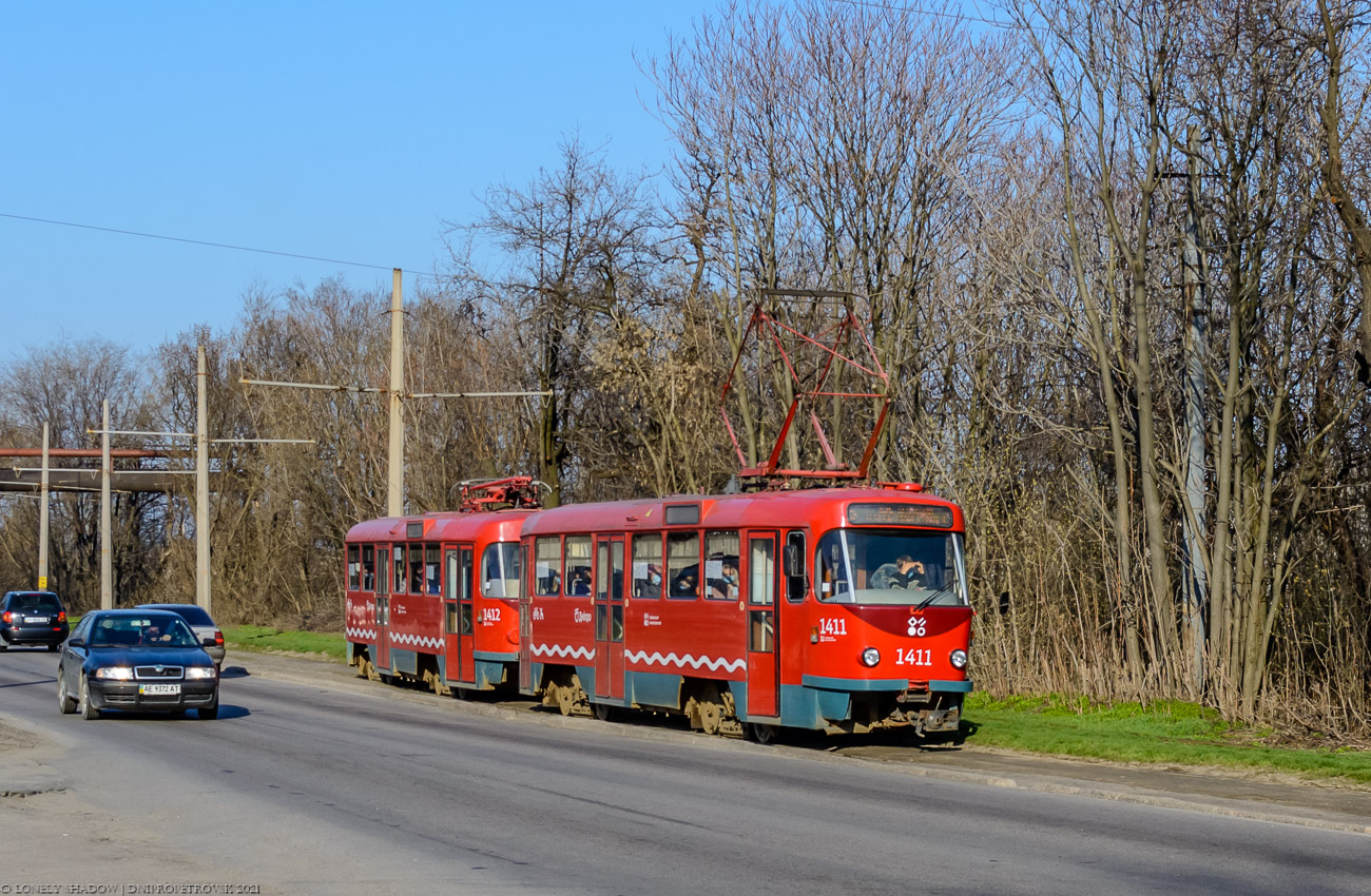 Dnipro, Tatra T3DC1 Br. 1411