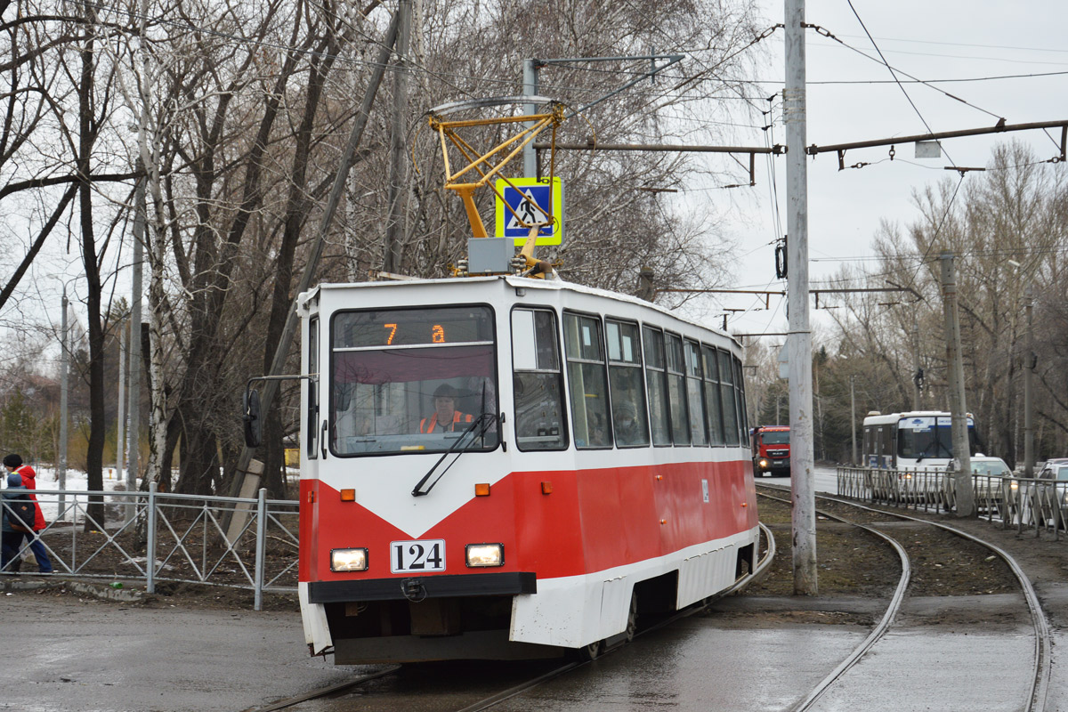 Омск, 71-605ЭП № 124 Омск, 71-605ЭП № 124