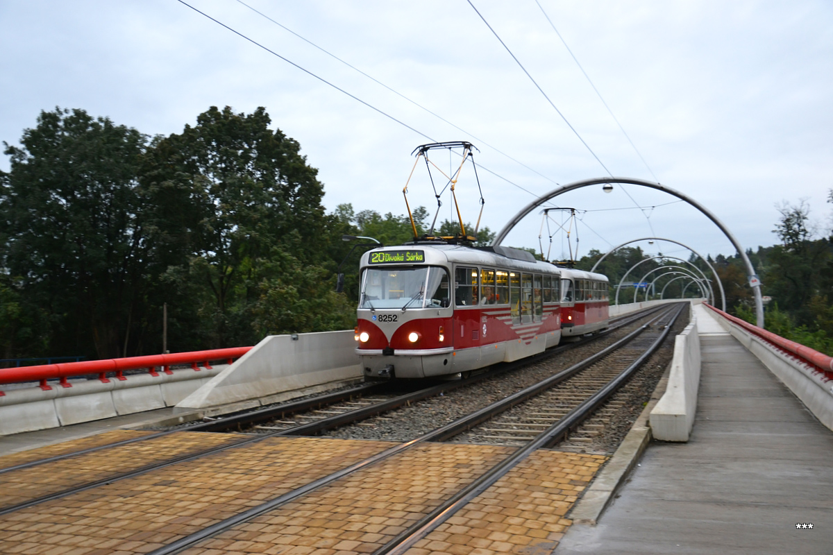 Прага, Tatra T3R.PLF № 8252; Прага — Линия Баррандов