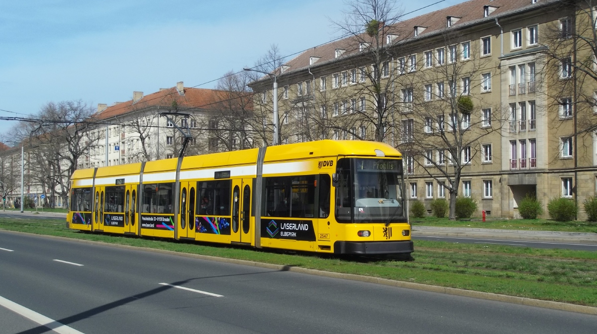 Дрезден, SachsenTram NGT 6 DD № 2547