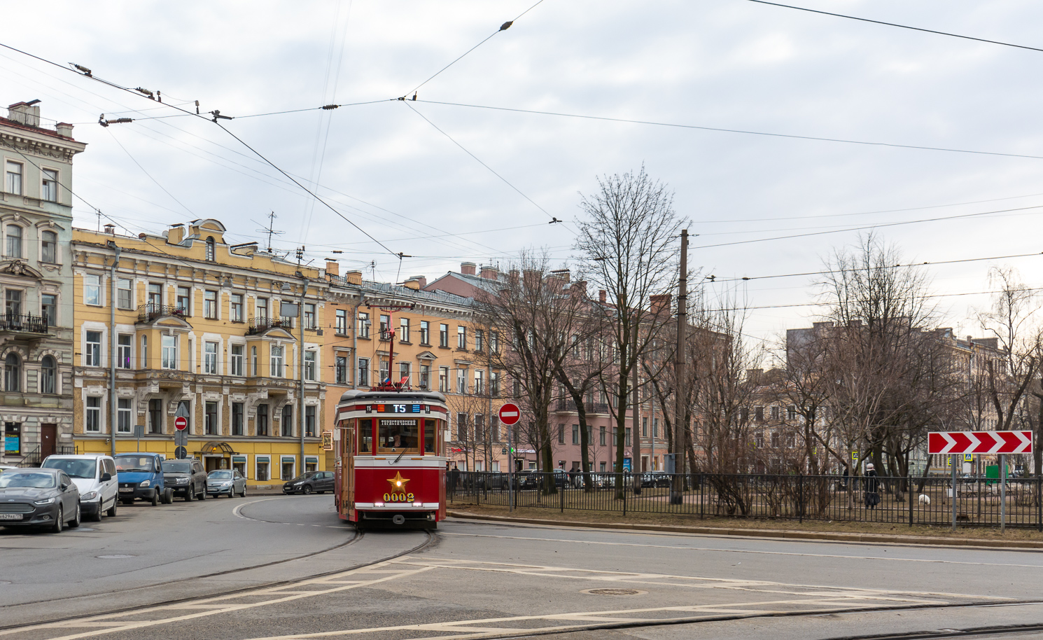 Санкт-Петербург, ЛМ-99/33 № 0002; Санкт-Петербург — Трамвайные линии и инфраструктура
