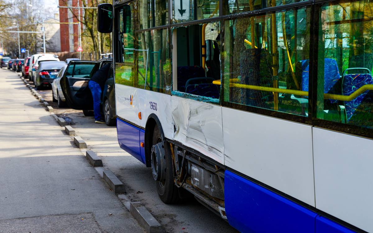 Рига, Škoda 24Tr Irisbus Citelis № 19650; Рига — Происшествия